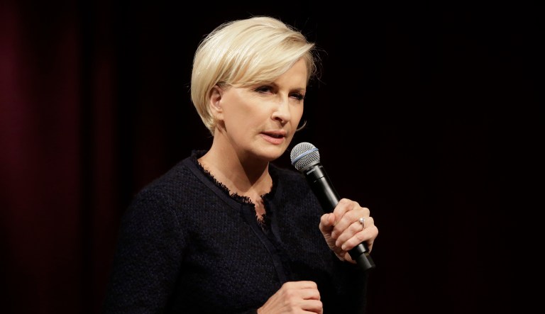 MSNBC television anchor Mika Brzezinski, co-host of the show 
