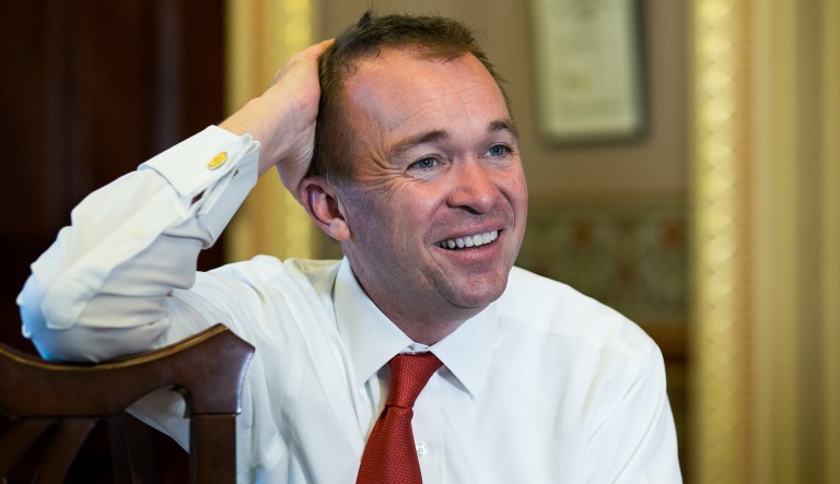 "You know you hit the big time when these guys started trolling me with [fake] business cards," Mulvaney said.