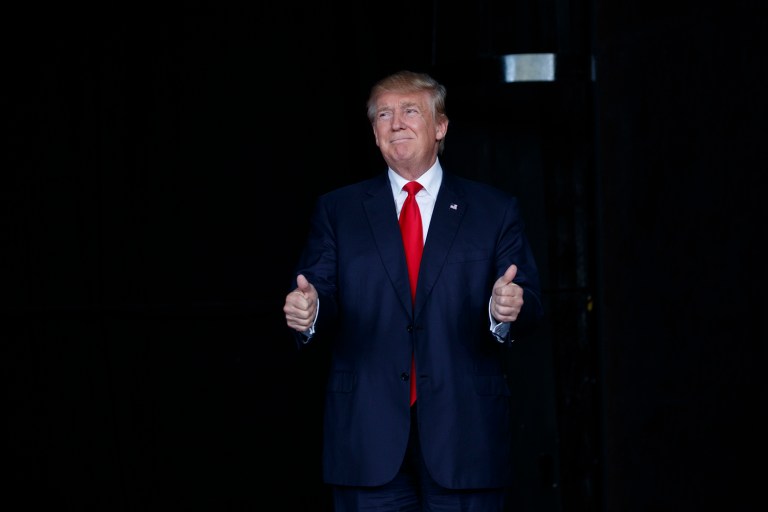 President-elect Trump said he believed the racial divide in America will change. (AP Photo/ Evan Vucci)