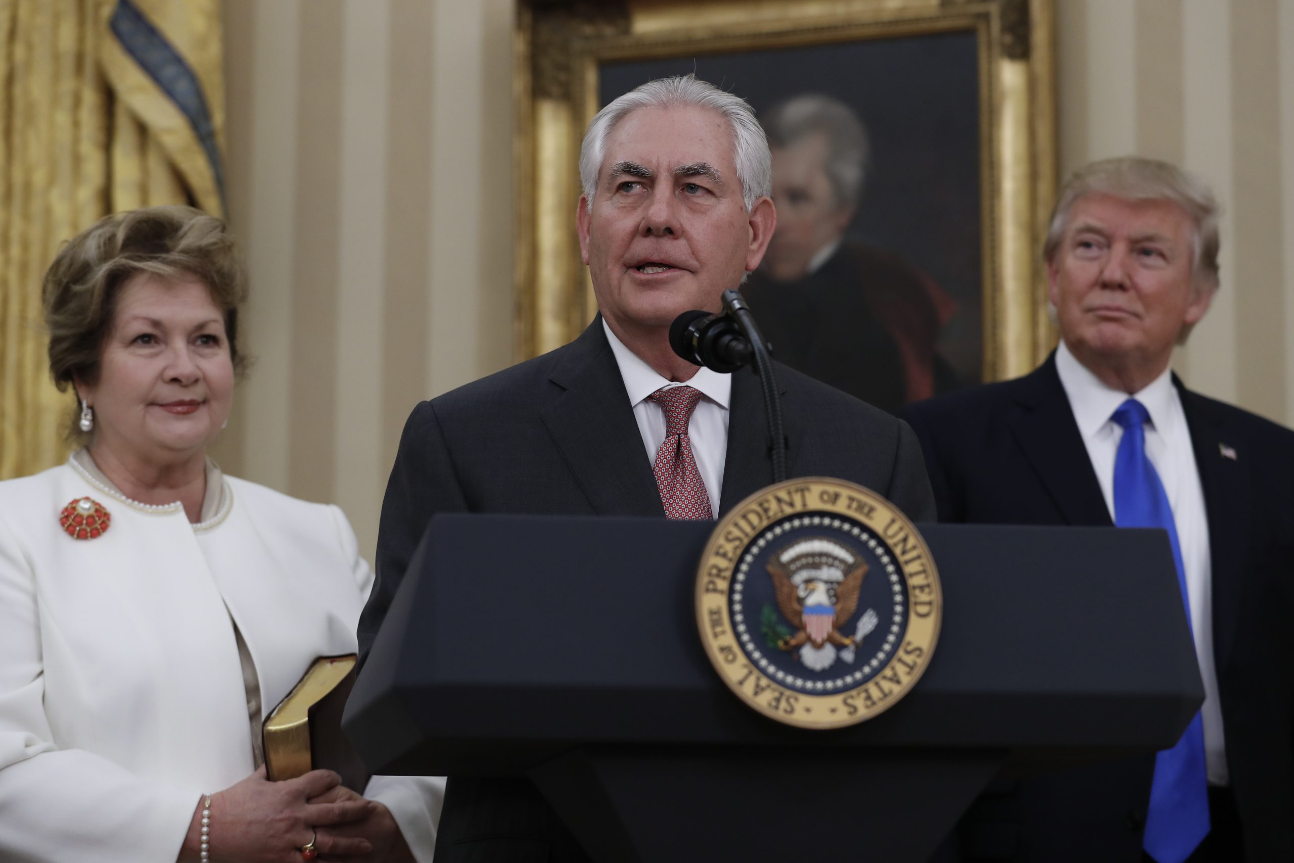 Rex Tillerson: ‘My wife convinced me’ to be secretary of state