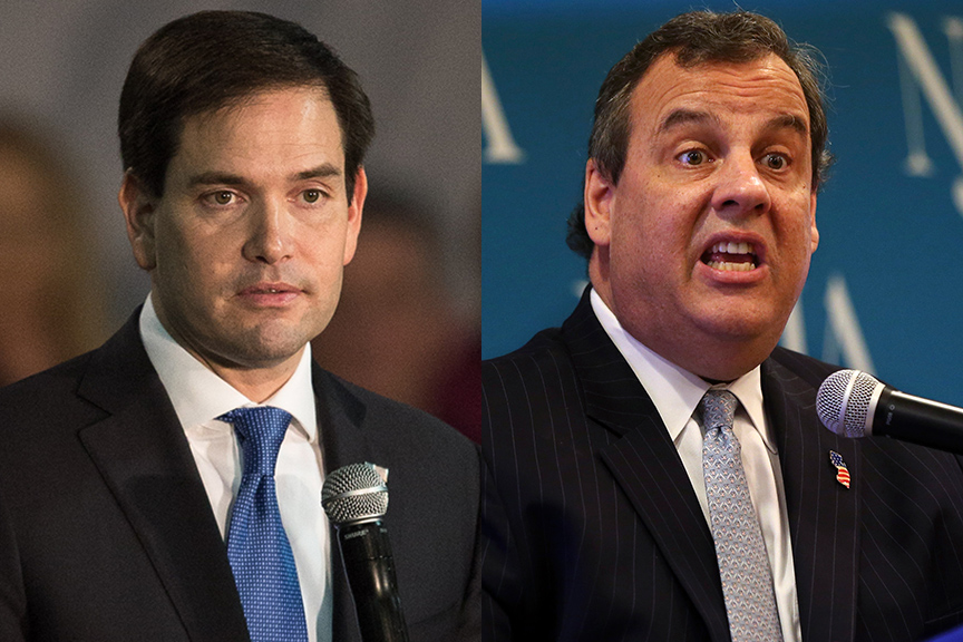 Rubio hits back at Christie