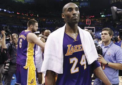 Sue Ogrocki/AP
Kobe Bryant and the Lakers were eliminated from the playoffs by the Thunder on Monday.