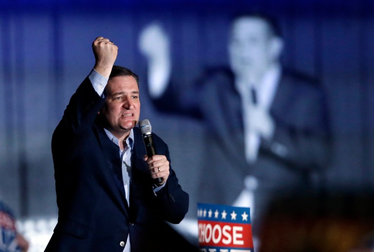The ancient Greek playwrights could have had a good time with Ted Cruz, the one time crown prince of the movement conservatives, who, due to his and their own colossal misjudgments, was in a series of stages turned upon by them, and finally hung out to dry. (AP Photo/Michael Conroy)