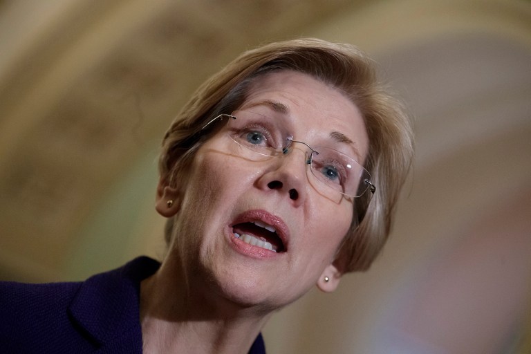 Sen. Elizabeth Warren was one of Hillary Clinton's most high-profile surrogates during the 2016 election. (AP Photo/J. Scott Applewhite)