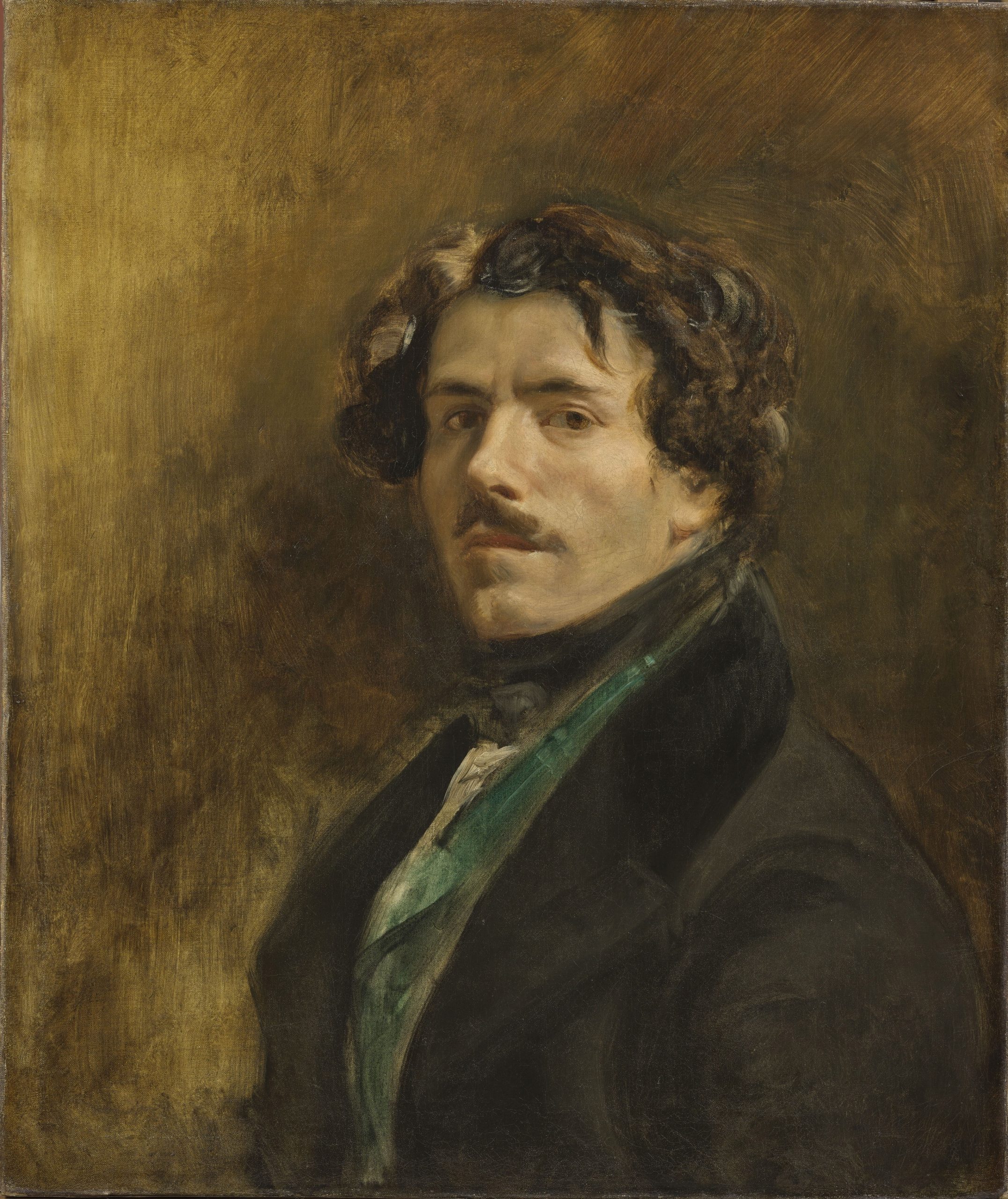 Eugène Delacroix’s ‘Self-Portrait with Green Vest’ (ca. 1837)