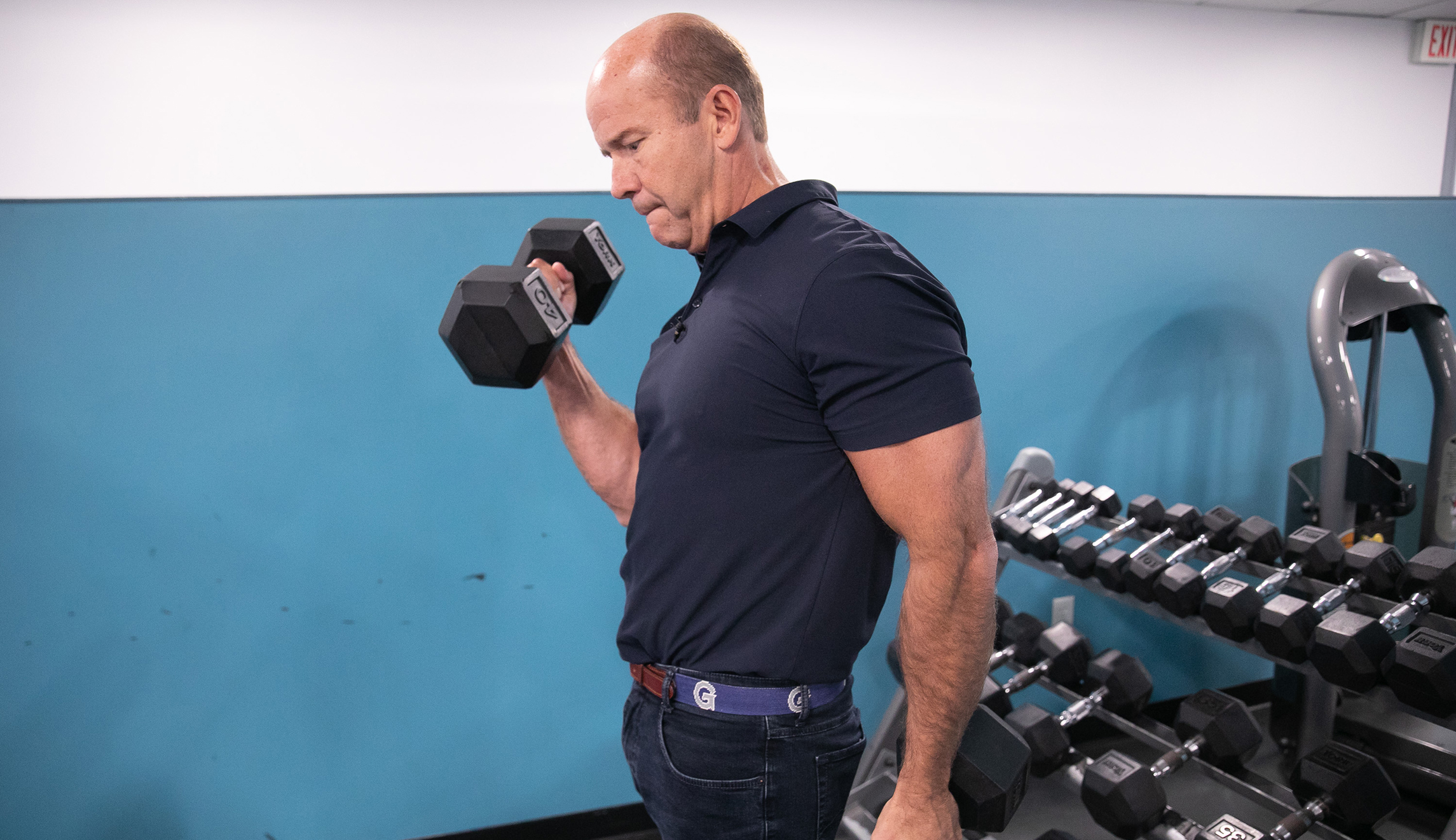 Former 2020 candidate John Delaney flexes for Biden