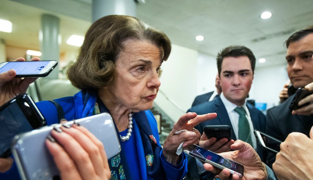 Feinstein overheard getting frustrated with aides over routine vote: Report