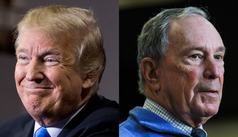 Summer Zervos and Donald Trump.