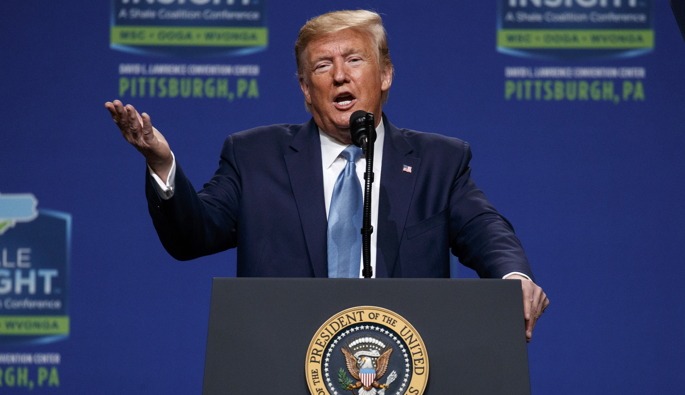 Trump says the US is ‘building a wall in Colorado’