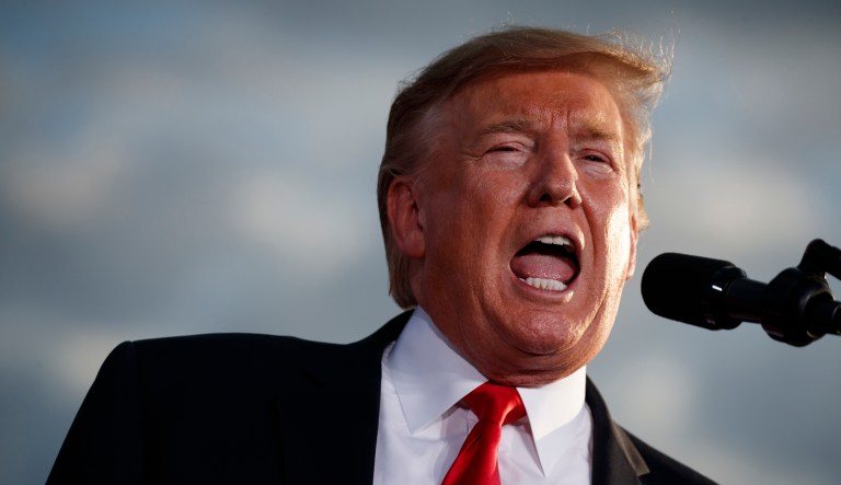 President Donald Trump speaks during a campaign rally, Monday, May 20, 2019, in Montoursville, Pa.