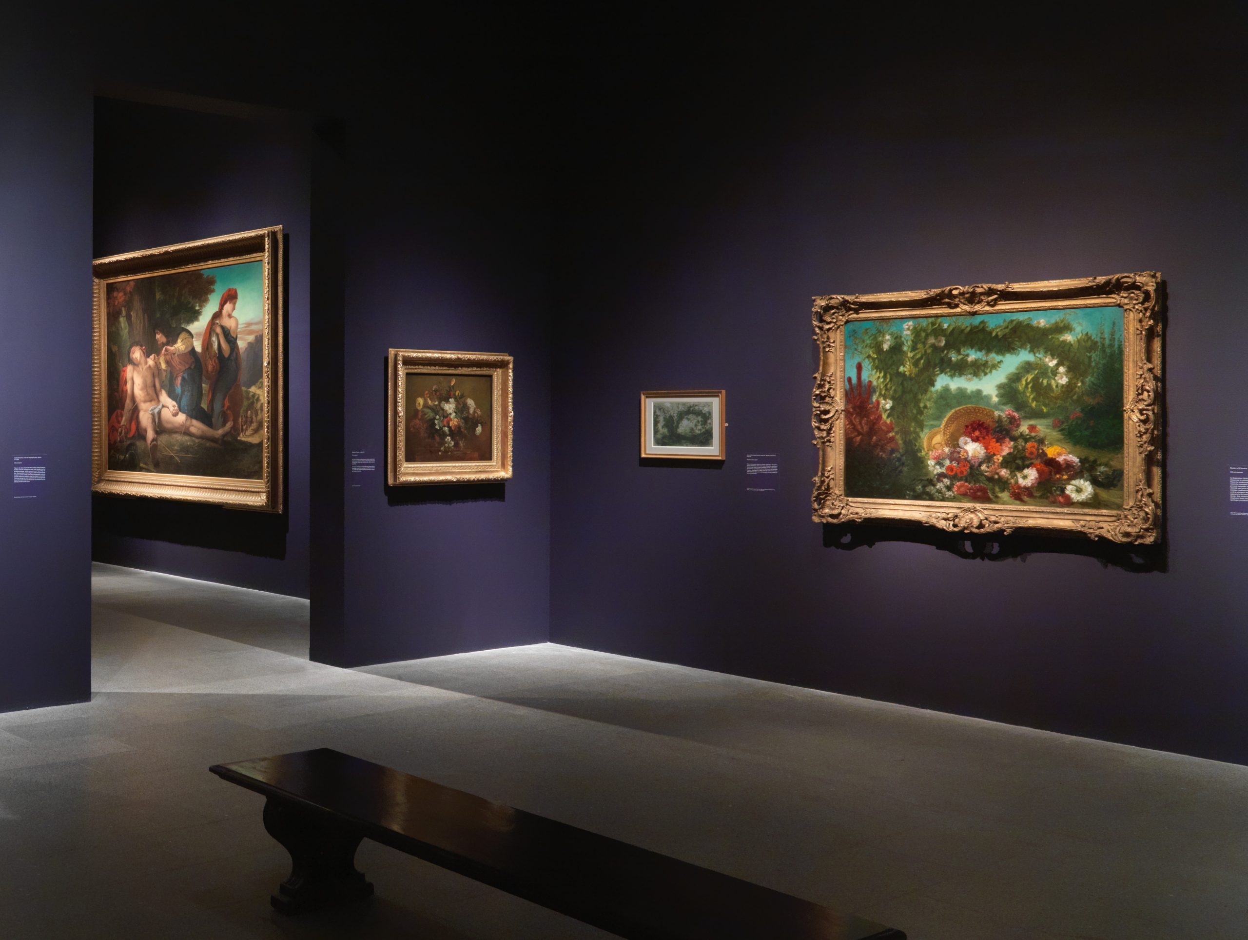 Gallery view of ‘Delacroix’ at the Metropolitan Museum of Art (through January 6, 2019).