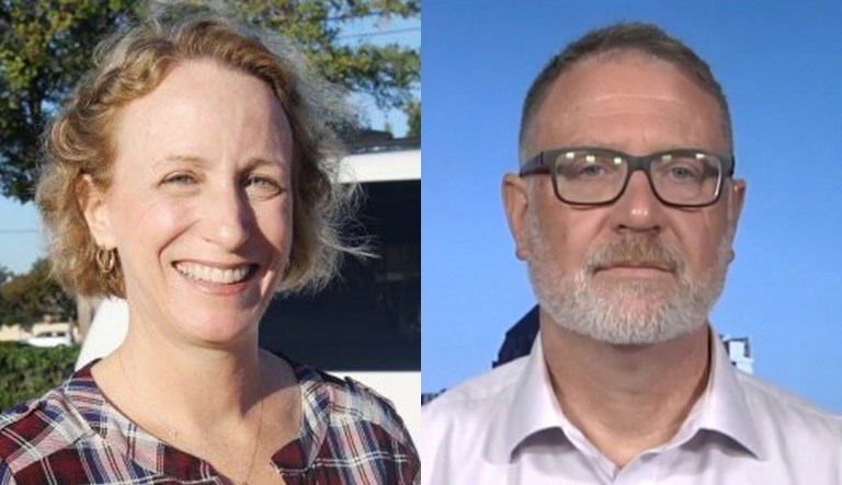 Jeffrey Younger and Anne Georgulas.