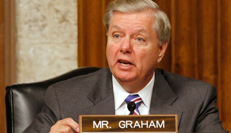 Sen. Lindsey Graham said everyone should let the investigation, which is also looking into whether President Trump's campaign colluded with Russia, play out. (AP Photo/Jacquelyn Martin)