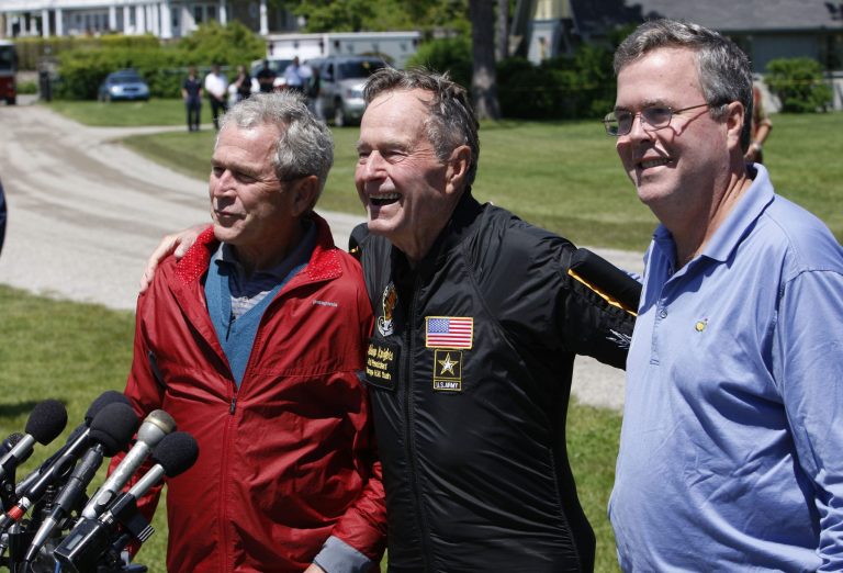 George W. Bush has emerged as among Jeb Bush's biggest rainmakers. (AP Photo)
