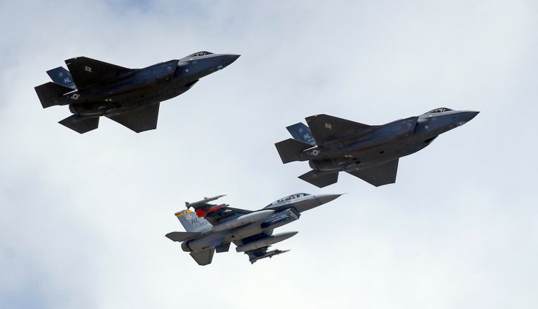Rep. Williams called for appropriators to fund 60 F-35A variants, 24 F-35Bs and 12 F-35Cs. (AP Photo/Rick Bowmer)