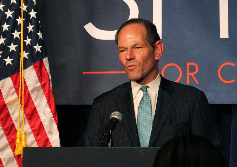 "Over the past decade, we've argued in court in favor of administrative latitude in decision-making. Now, by asserting the primacy of states' rights, we're flipping that argument on its head," former New York Gov. Eliot Spitzer recently wrote. (AP Photo/Tina Fineberg, File)