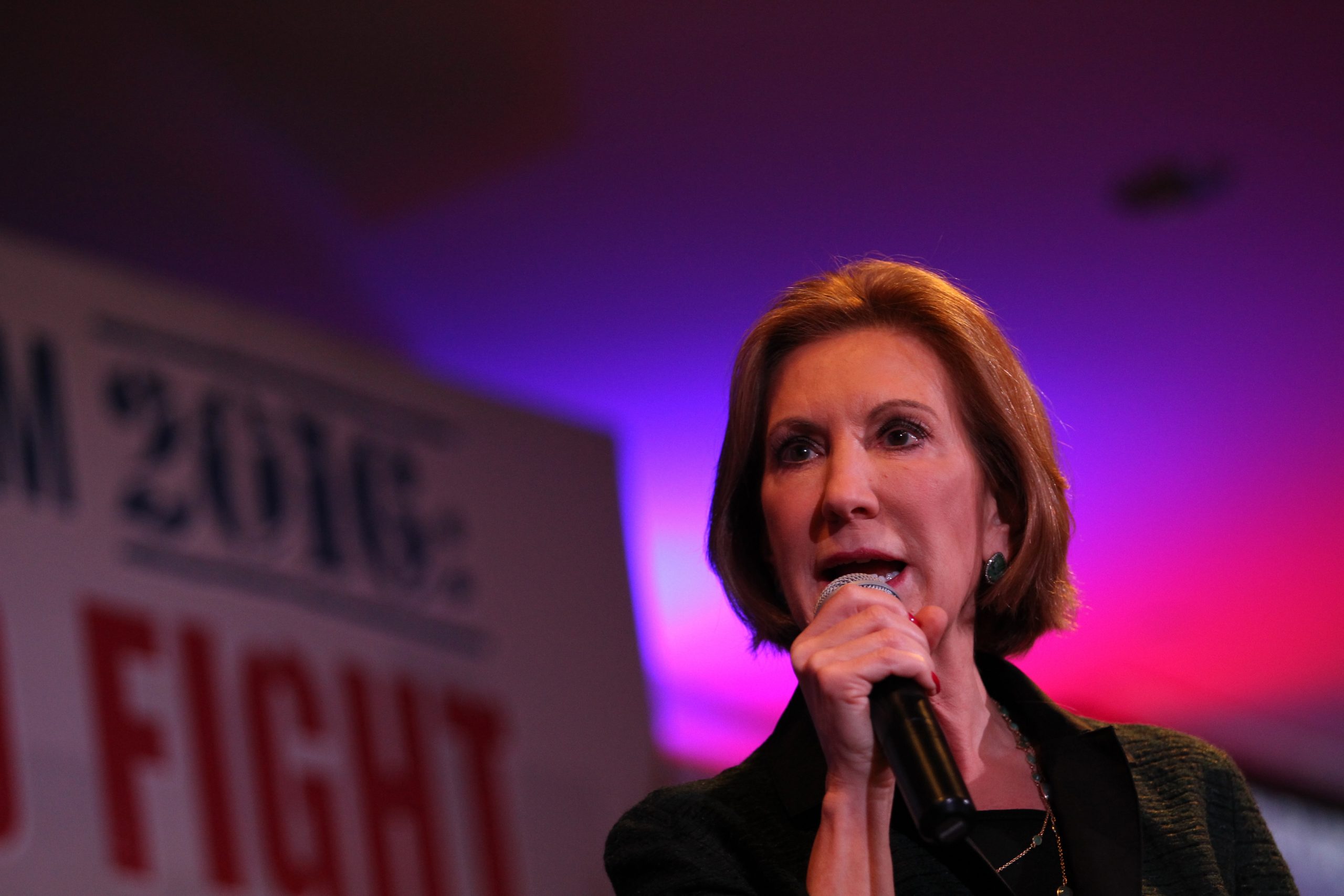 Fiorina’s current strategy doesn’t include ads