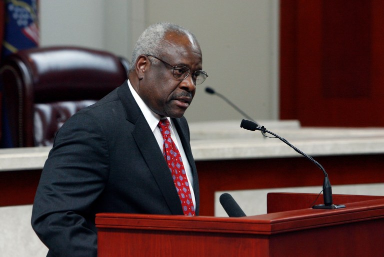 Brock's memo included details about accusations made against Justice Thomas. (AP)