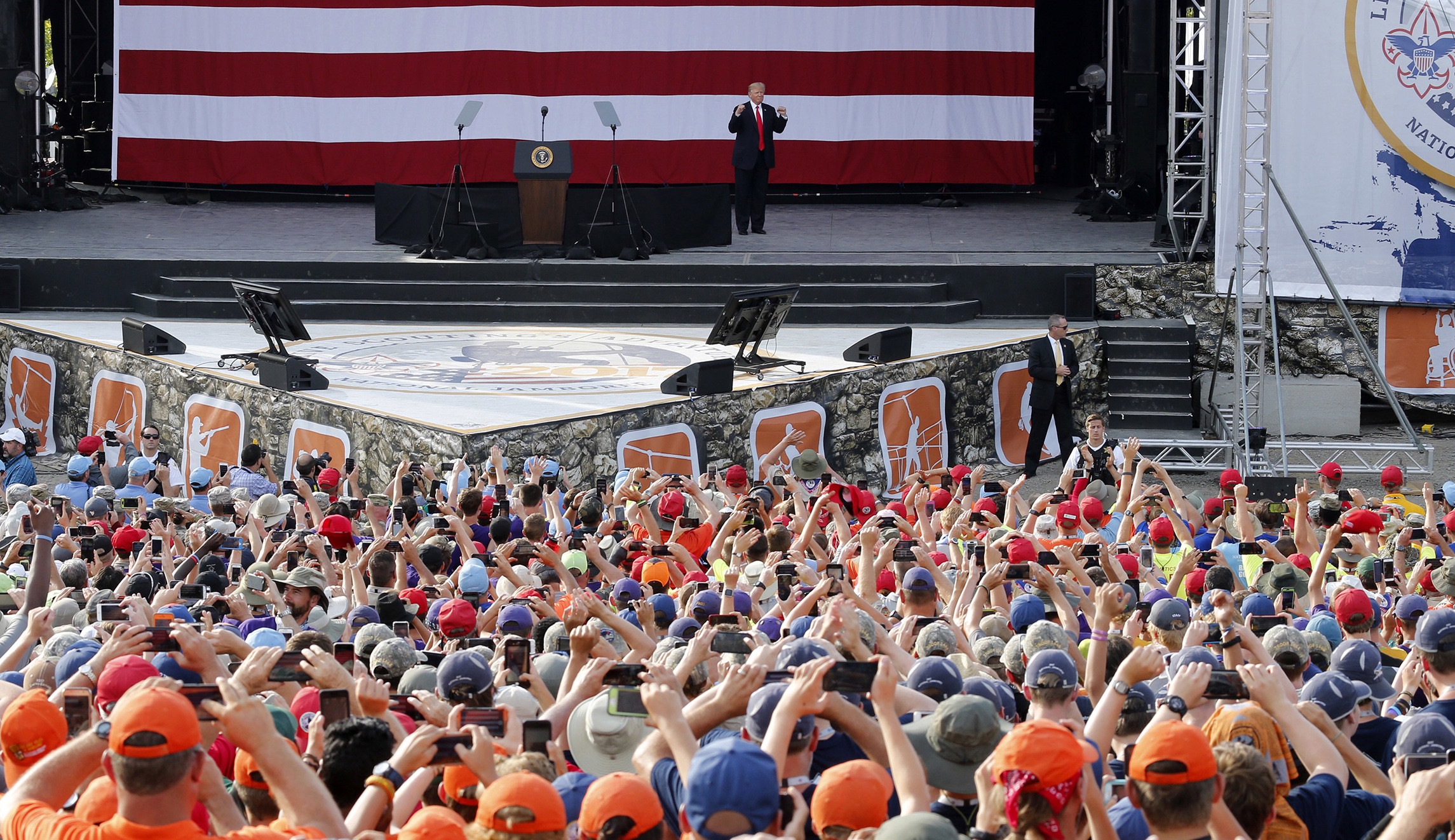 Boy Scouts official apologizes for Trump’s national jamboree speech