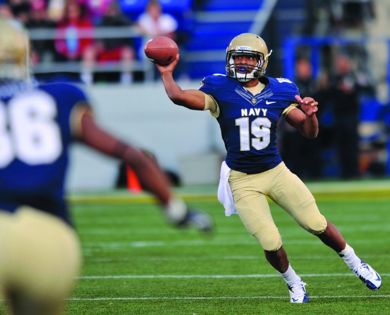 Gail Burton/AP
Quarterback Keenan Reynolds has made six starts as a freshman for Navy this season.