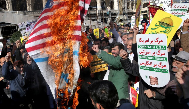 President Trump is faced with the decision to let the Iran deal completely fall apart, and members of his own administration, as well as Congress, are doing everything in their power to ensure that doesn't happen. (AP Photo/Ebrahim Noroozi)