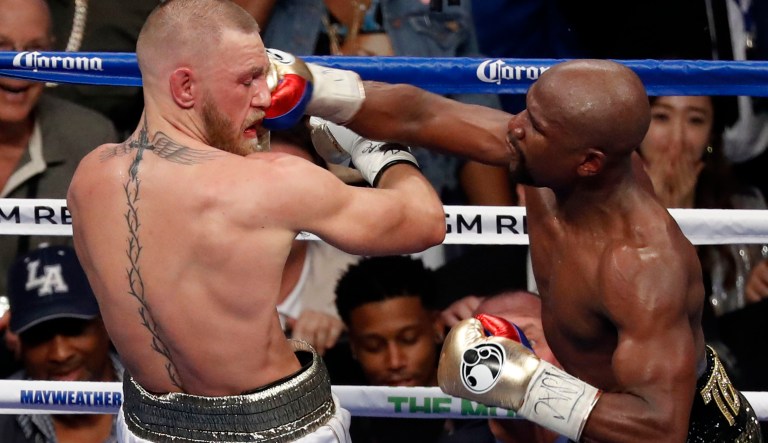 Americans may have bet more than $100 million on the most-anticipated fight of the year between Floyd Mayweather and Conor McGregor. But anyone who decided to take some action outside of Nevada was probably doing so illegally, although many may not have known they were doing so. (AP Photo/Eric Jamison)