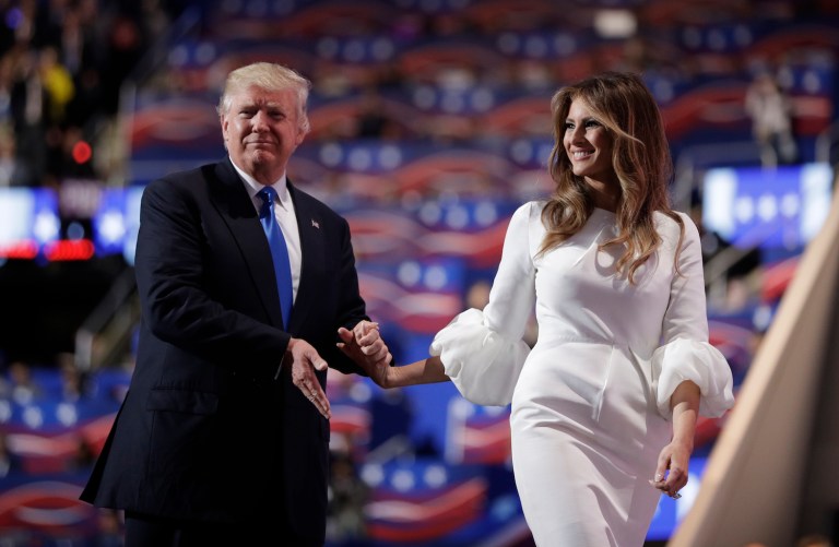 Neither Pierson nor other Trump staffers specified who helped Melania Trump write her convention address. (AP Photo/John Locher)