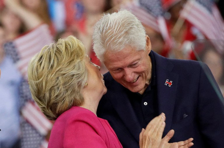 In total, the Clintons donated $1 million to the Clinton Family Foundation and $42,000 to Desert Charities. (AP Photo/Matt Slocum)