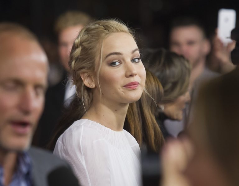 The actress also discussed her political upbringing and how they clash with her current world views. (AP Photo/Jacques Brinon)