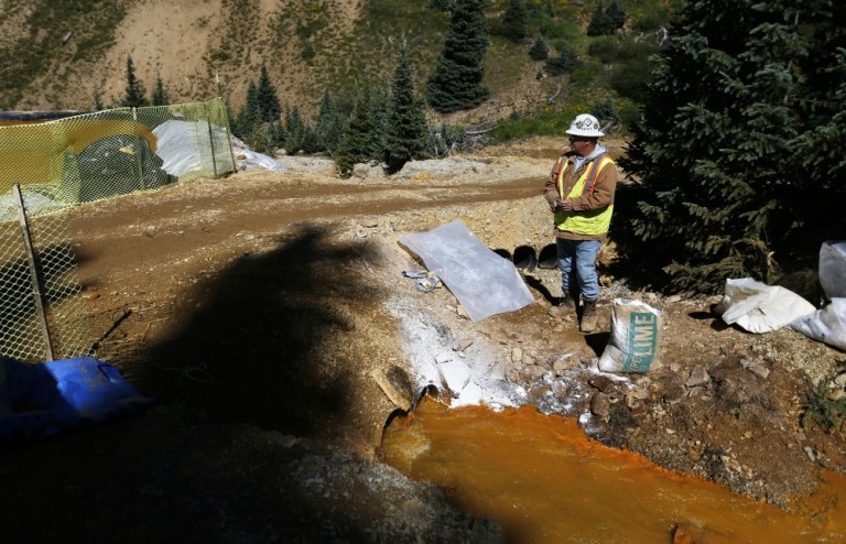 Prior to divulging the email, Rob Bishop recited Sally Jewell's prior testimony to the committee in which she called the Gold King Mine blowout accidental. (AP Photo)