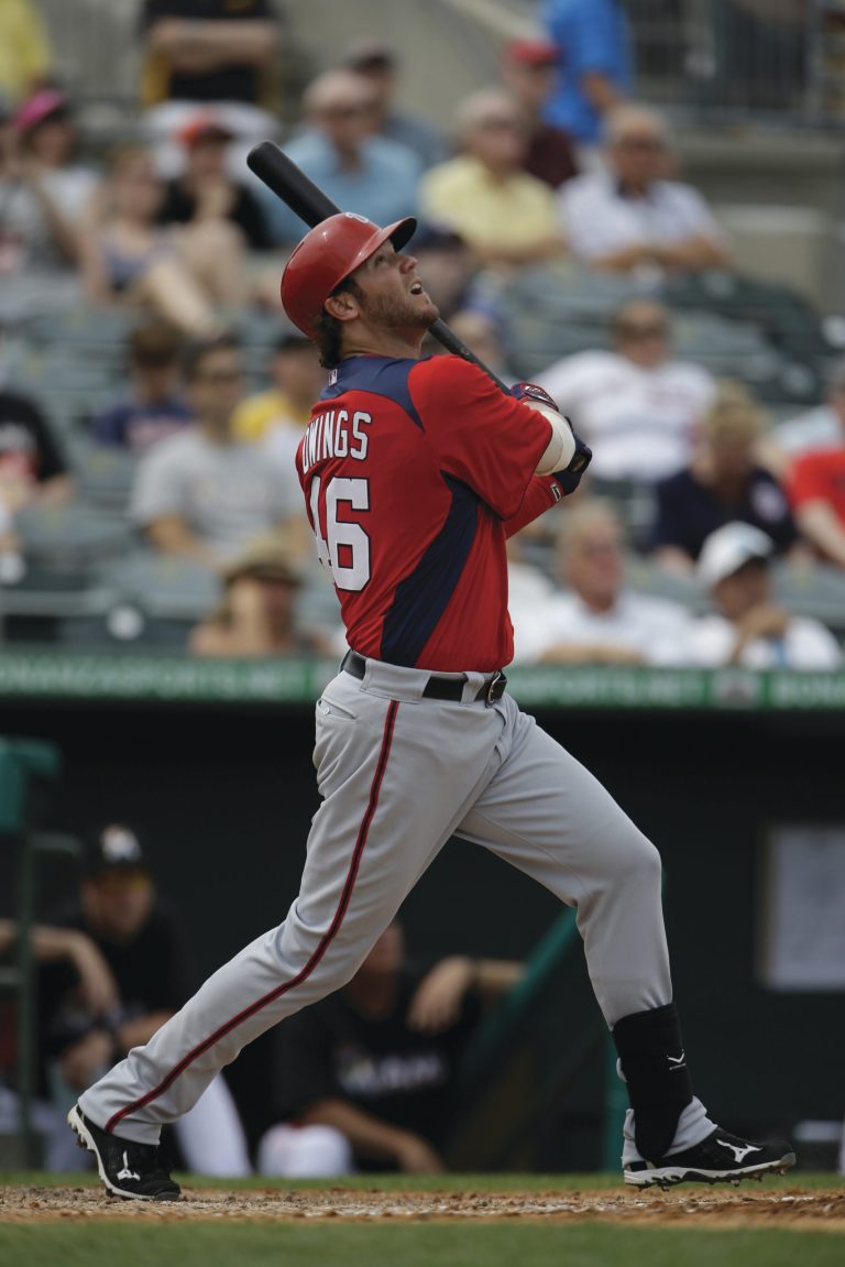 Jeff Roberson/AP
Former pitcher Micah Owings was hitting .353 with two home runs and 10 RBI in spring training entering Wednesday.