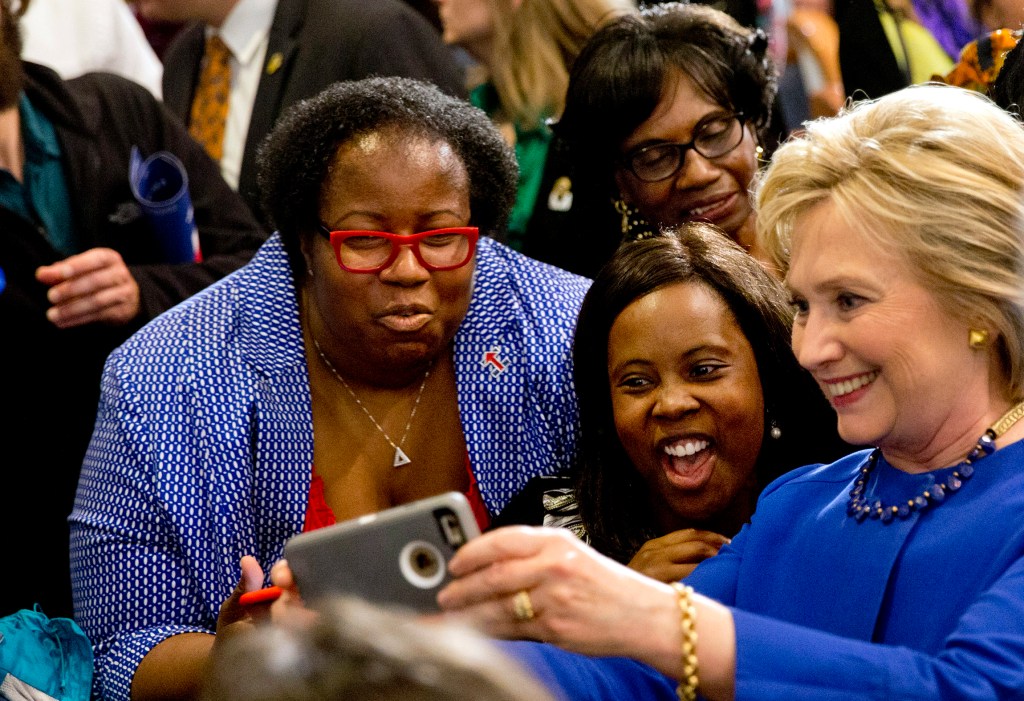 91 percent of blacks spring for Hillary Clinton