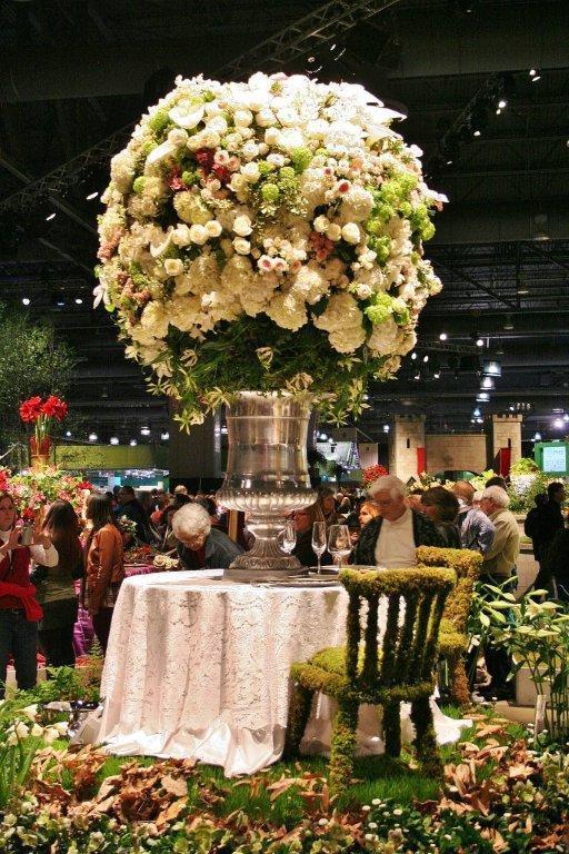 One of the floral displays at last year's Philadelphia Flower Show produced by Robertson's Flowers and Events.