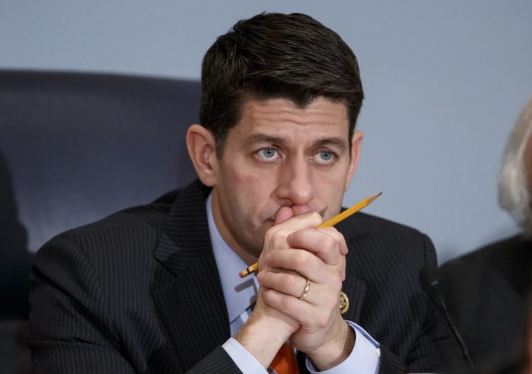 House Ways and Means Committee Chairman Paul Ryan, R-Wis. listens during a hearing on Capitol Hill in Washington. (AP Photo/J. Scott Applewhite)