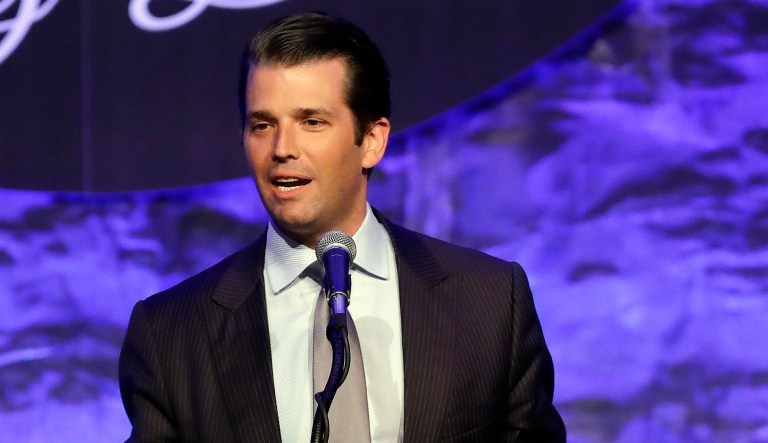 Donald Trump Jr. traveled to Ohio on Thursday to campaign for GOP candidates