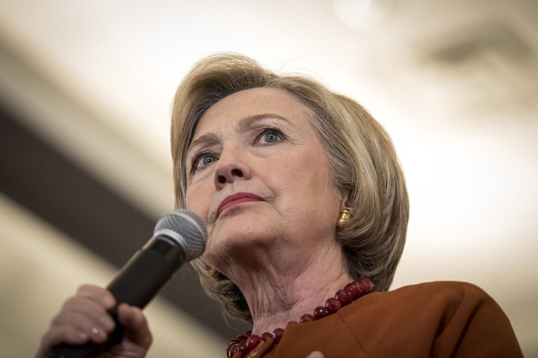 "You do not represent us. Your ideas don't represent us. Your values don't represent us," the open letter reads. (Christopher Dilts/Bloomberg)