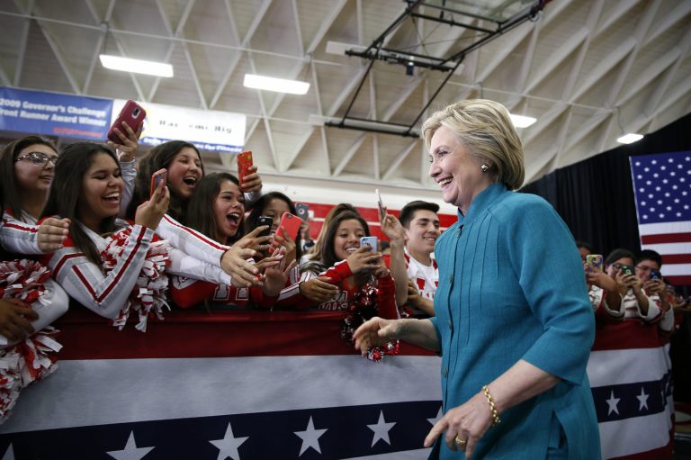 The 3 million-member NEA was one of the first unions to endorse Clinton's presidential bid in October 2015. (AP Photo/John Locher)