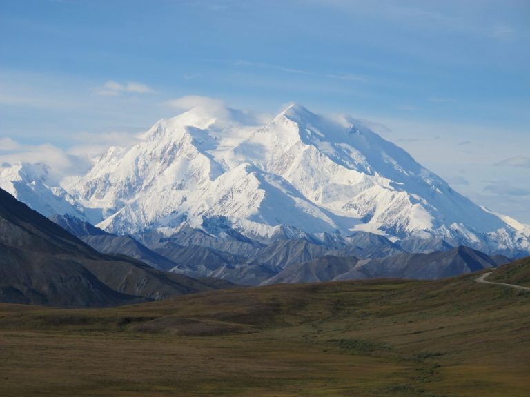 Mt. McKinley as seen on Friday, Aug. 19, 2011, in Denali National Park, Alaska. (AP Photo/Becky Bohrer)