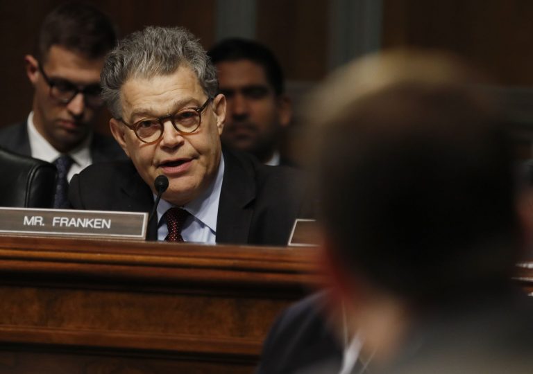 Sen. Al Franken, D-Minn., said there are more jobs in clean energy than in fossil fuels and that the Trump administration is ignoring science. (AP Photo/Carolyn Kaster)