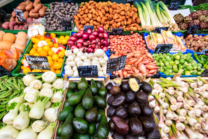 Fresh Vegetables at market