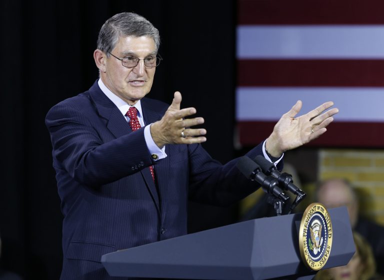 Sen. Joe Manchin introduced a bill Thursday that adds language to the FDA's mission statement that it is needs to strongly consider the danger of addiction and overdose deaths when considering approval of opioids. (AP Photo/Steve Helber)