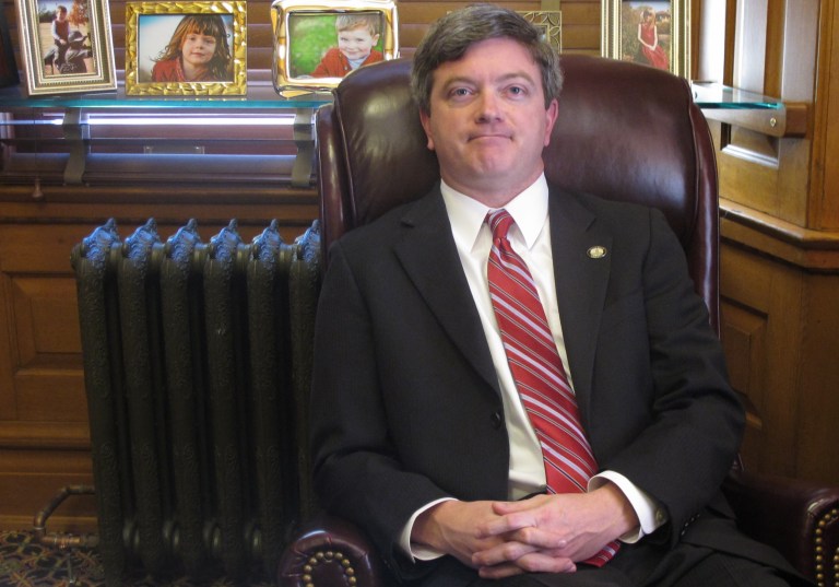 Kansas Senate Judiciary Committee Chairman Jeff King, an Independence Republican. (AP/John Hanna)