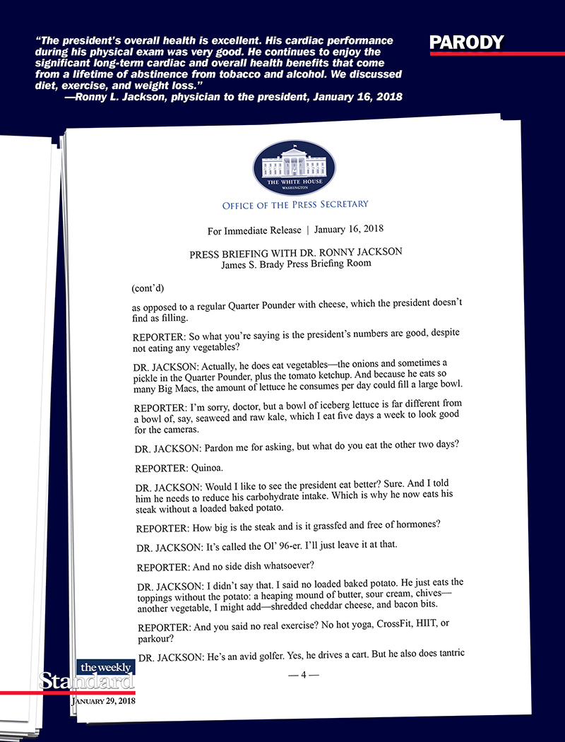 The Presidential Doctor Is In