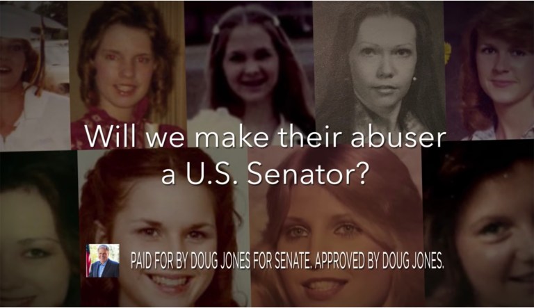 The latest ad by Democrat Doug Jones, titled 