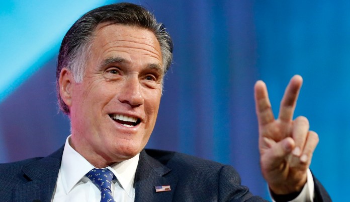 Former Republican presidential candidate Mitt Romney has not formally launched a campaign to replace outgoing Sen. Orrin Hatch, R-Utah, but he has hinted an announcement is forthcoming. (AP Photo/Rick Bowmer)