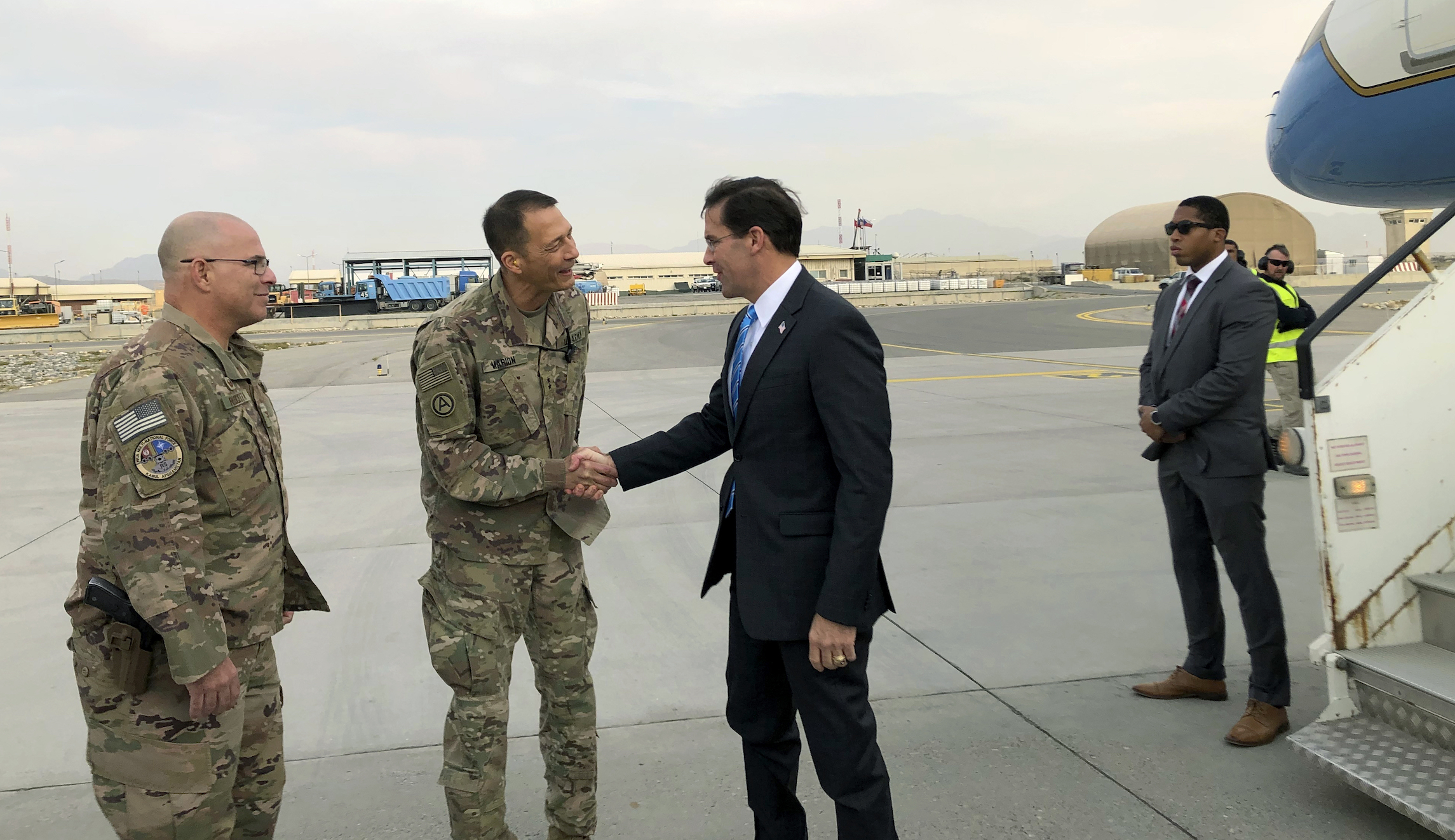 Secretary of Defense Mark Esper arrives in Afghanistan for surprise visit