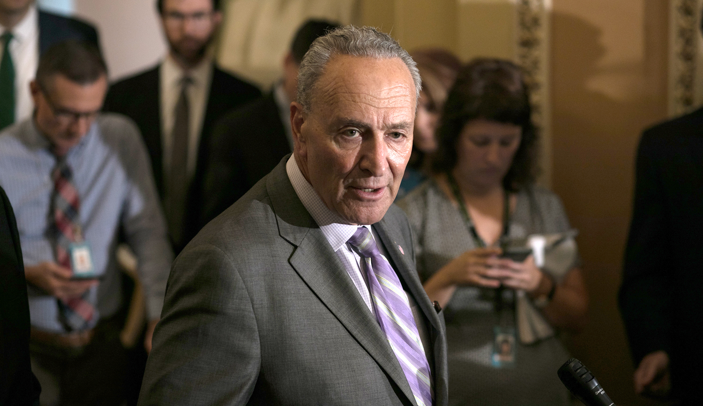 Schumer, Dems calls on Kavanaugh to withdraw after third accusation