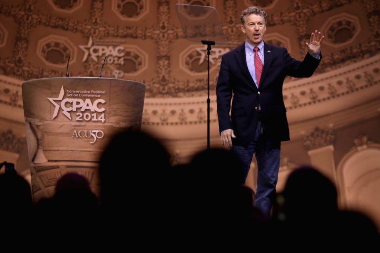 There is a subset of the conservative movement that argues that supporting limited government extends to foreign policy, a movement often associated with Sen. Rand Paul, R-Ky. (Photo by Chip Somodevilla/Getty images)