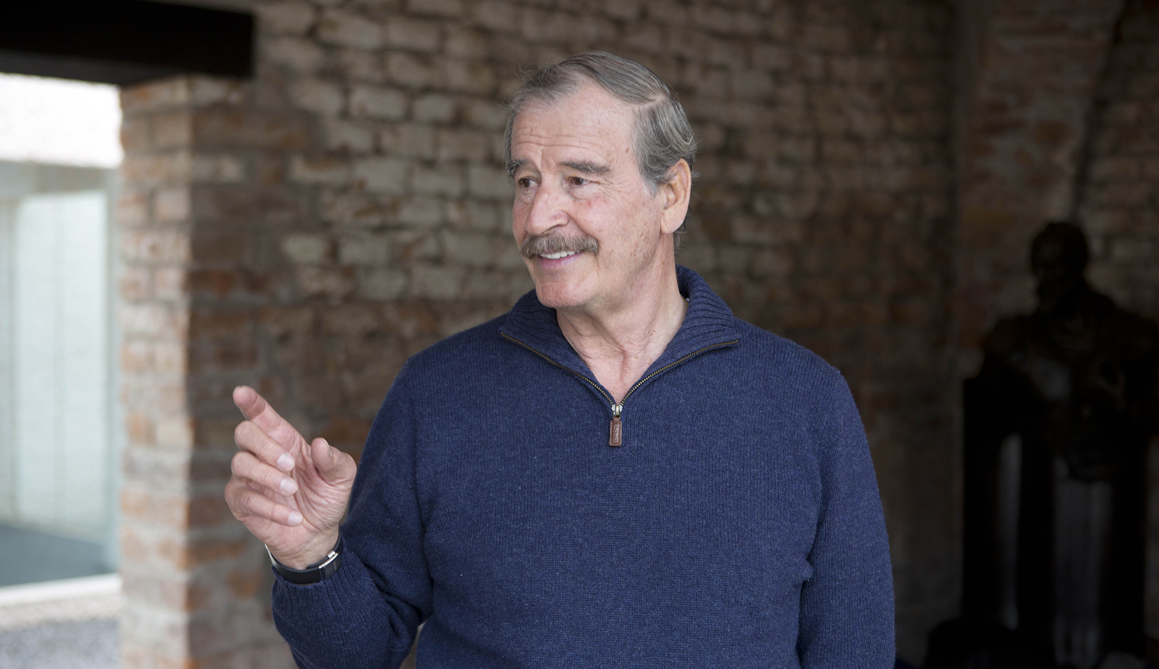 Vicente Fox ‘doesn’t mind’ if US builds a border wall