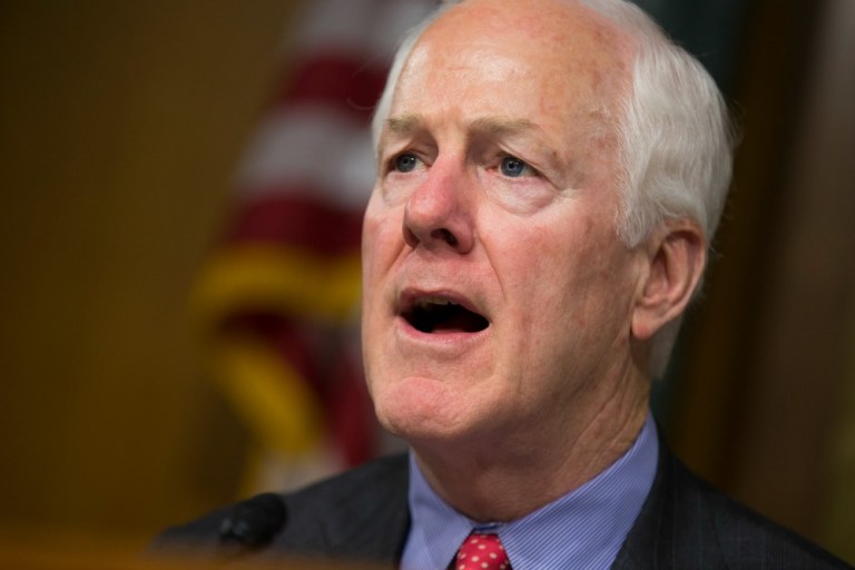 Sen. John Cornyn, R-Texas, said on the Senate floor he was concerned that the amendment proposed by Sen. Dianne Feinstein, D-Calif., would violate the Second Amendment rights of law-abiding citizens. (AP Photo)